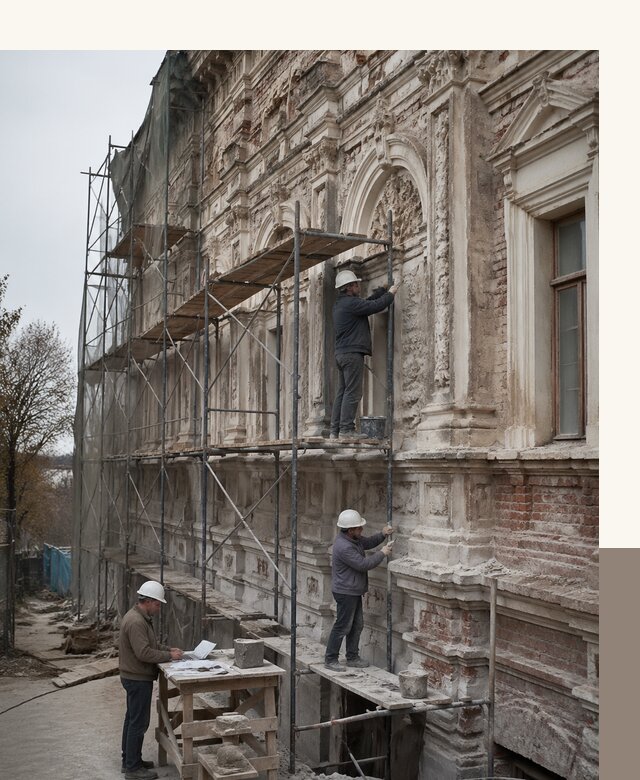 Реставрация объектов культурного наследия под ключ в Стерлитамаке