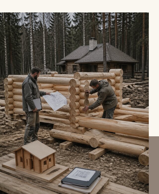 Проектирование и строительство домов из бревна в Стерлитамаке