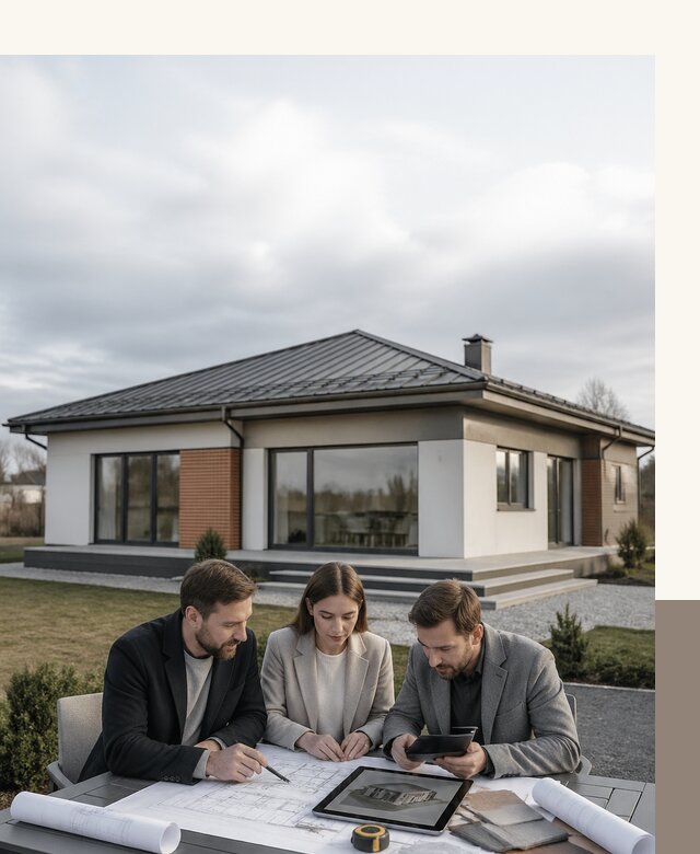 Проектирование одноэтажного дома 8 на 10 под ключ в Стерлитамаке